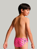 Kinder-Trainings-Schwimmhose H2OTTO 446HF - Enten Streifen