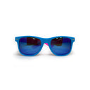 Occhiali Da Sole Modello Waifarer - Azzurro + Fuxia Fluo