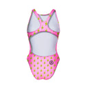 Costume intero bambina da allenamento PINUP 557PF Banana, vista posteriore