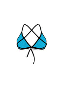 Top bikini donna da allenamento BONDI 003B - Nero
