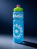 Borraccia Sport 750 Ml - BONESWIMMER Trasparente Azzurra Logo Bianco