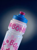 Borraccia Sport 750 Ml - BONESWIMMER Trasparente Logo Fucsia