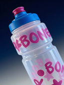Borraccia Sport 750 Ml - BONESWIMMER Trasparente Logo Fucsia