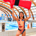 Costume intero bambina da allenamento Pinup 468P - Scarlett