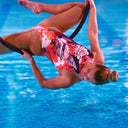 Costume intero donna da allenamento Pinup 457P - Kitsune