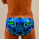 Slip da nuoto uomo da allenamento H2Otto 390HF - Fiamme Blu