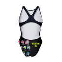 Costume intero donna da allenamento Pinup 486PF - Monster