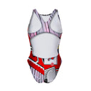 Costume intero donna da allenamento Pinup 495P - Free