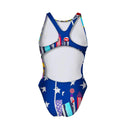 Costume intero bambina da allenamento Pinup 497P - Medley