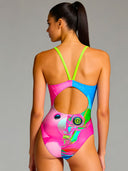 Costume intero donna da allenamento Ibiza 234IF - Pinkbone