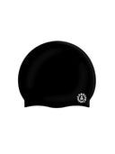 Cuffia silicone - Nera Logo Bianco Piccolo