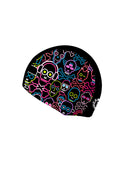 Eco-Stoff-Badekappe - L086CF Skull Tribe
