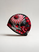 Stoff-Badekappe 116C - Skull circus, Ansicht 1