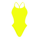 Costume intero donna da mare Milano - Giallo Fluo