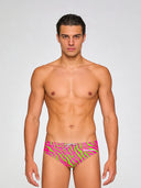 Herren-Trainings-Schwimmhose H2OTTO 448HF - Acid Streifen