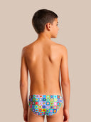 Kinder-Trainings-Schwimmhose H2OTTO 442HF - Pop Quadrate