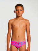 Kinder-Trainings-Schwimmhose H2OTTO 440HF - Fuchsia blaue Stern