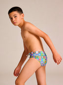 Kinder-Trainings-Schwimmhose H2OTTO 442HF - Pop Quadrate