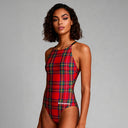 Costume intero donna da allenamento Ibiza 227I - Tartan