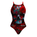 Costume intero donna da allenamento Ibiza 220I - Teschio Cremisi