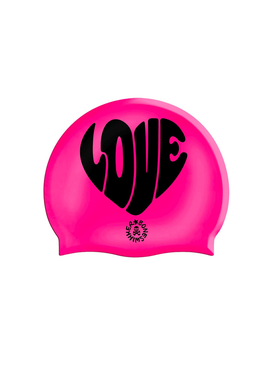 Badekappe Silikon — Love