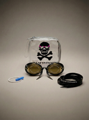 Occhialini Svedesi Mirror con silicone Soft Frame - Giallo Specchio Silver