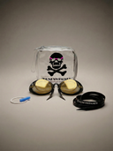 Occhialini Svedesi Mirror con silicone Soft Frame - Trasparente Specchio Gold