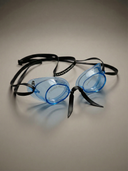 Occhialini Svedesi con silicone Soft Frame - Azzurro