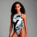 Costume intero donna da allenamento Pinup 522P - Raku