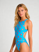 Trainings-Einteiler für Damen PINUP 563PF - Himbeeren