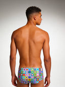 Herren-Trainings-Schwimmshorts UCLA 262UF - Pop Quadrate