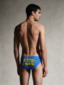 Slip da nuoto bambino da allenamento H2OTTO 381H - Zitto E Nuota: vista posteriore indossato