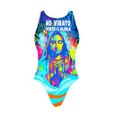 Costume intero donna da allenamento Pinup 518PF - Aldilà