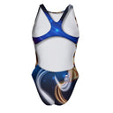 Costume intero bambina da allenamento Pinup 332P - Teschio Guerriera