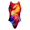 Costume intero bambina da allenamento PINUP 379P - Fanny, vista frontale