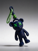 Teddy Psycho Charm - Blu + Verde