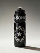 Borraccia Sport 750 ml con Tappo Beccuccio - BONESWIMMER Nera Logo Argento