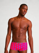 Herren-Trainings-Schwimmshorts UCLA 260UF - Fuchsia blaue Stern