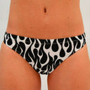 Slip bikini donna da mare Papeete L021PA - Fiamma Bianca